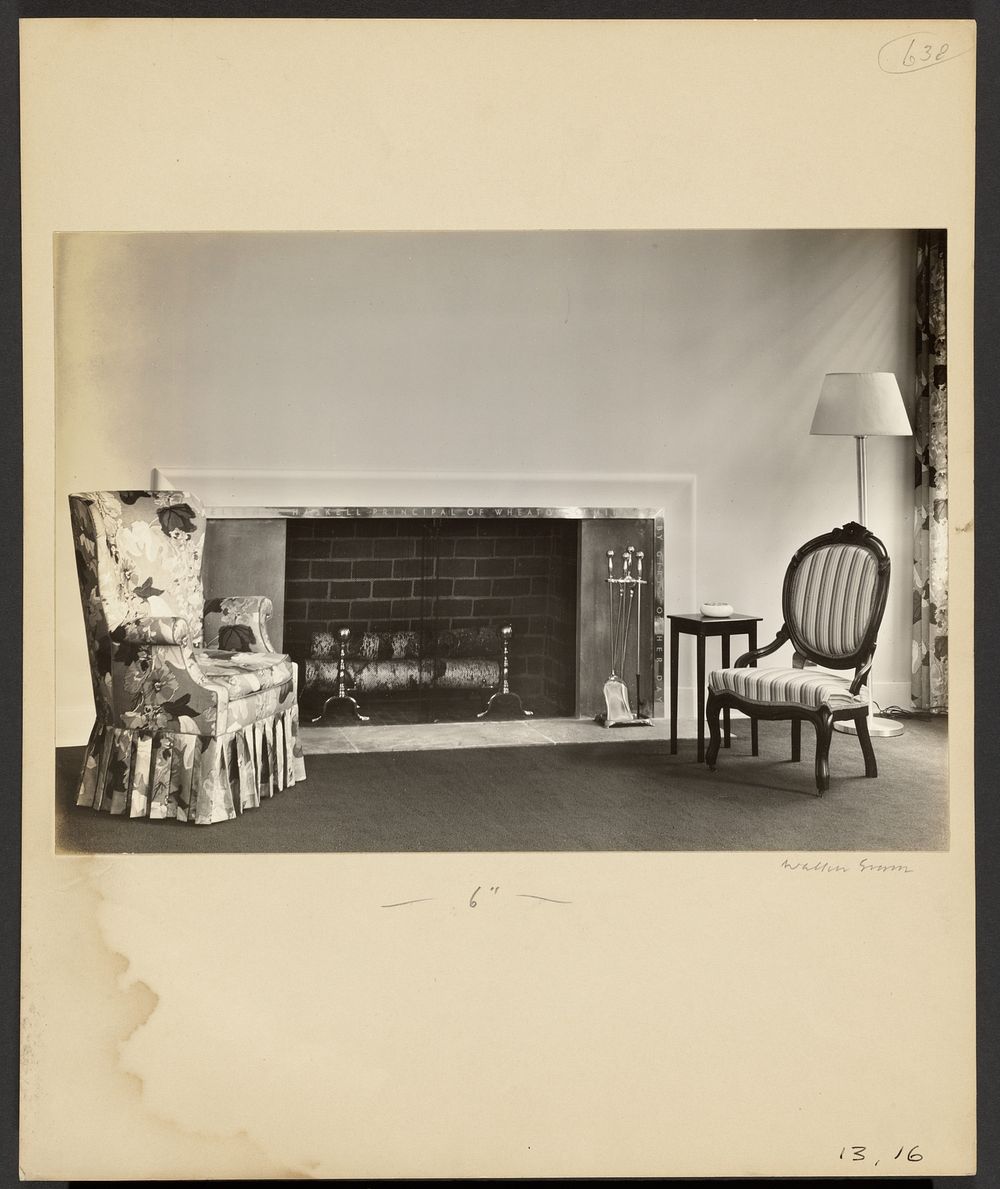 Wheaton College: The Alumnae Parlor by Walker Evans