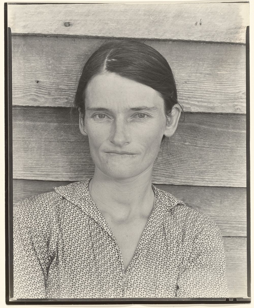 Allie Mae Burroughs, Wife of a Cotton Sharecropper, Hale County, Alabama by Walker Evans