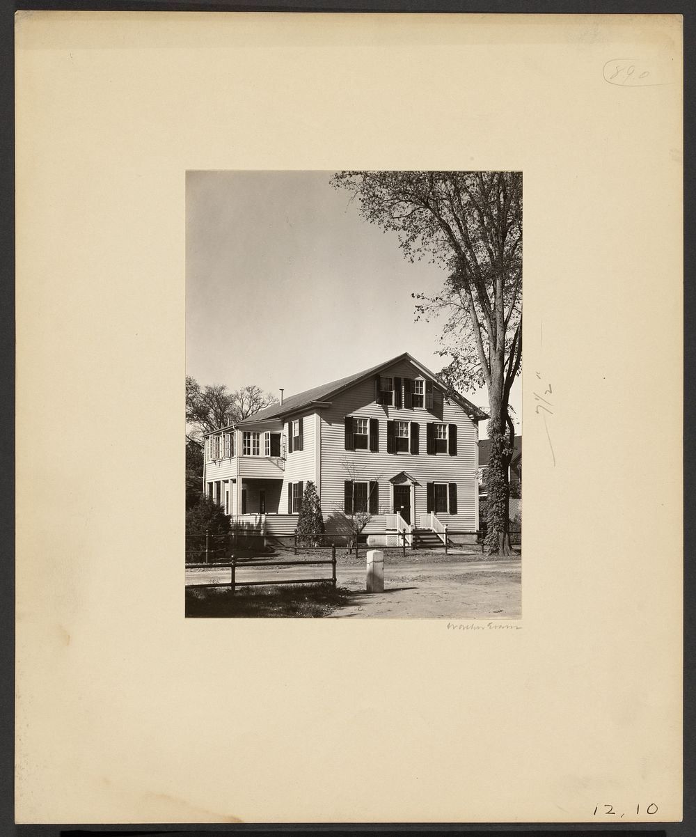 Wheaton College: "The Sem" (1835) by Walker Evans