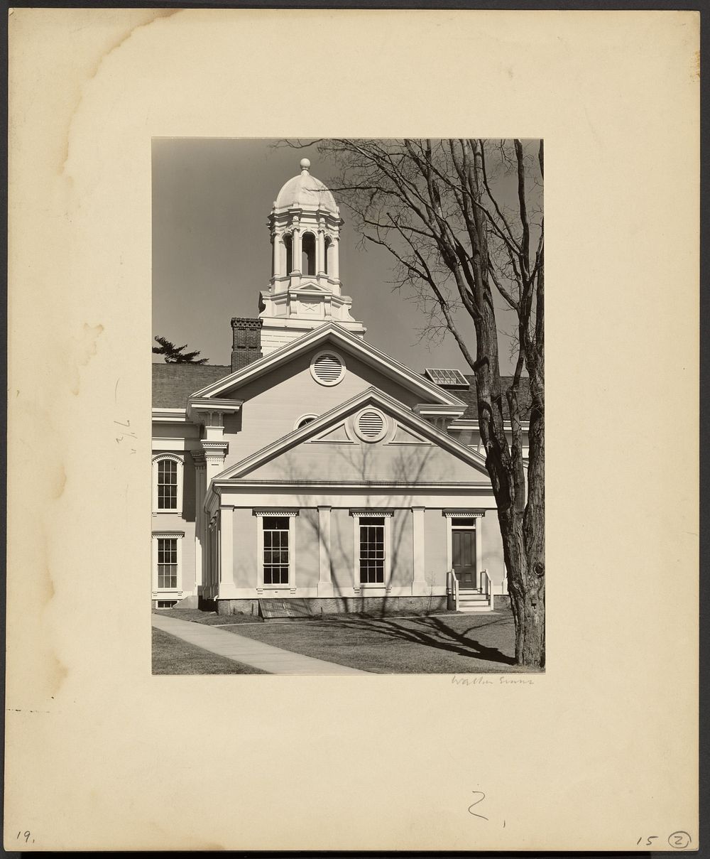 Wheaton College: Mary Lyon Hall by Walker Evans
