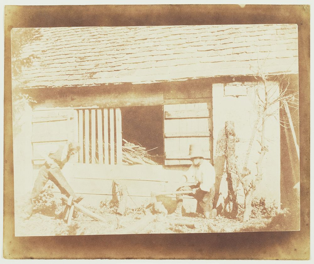 The woodcutters by William Henry Fox Talbot