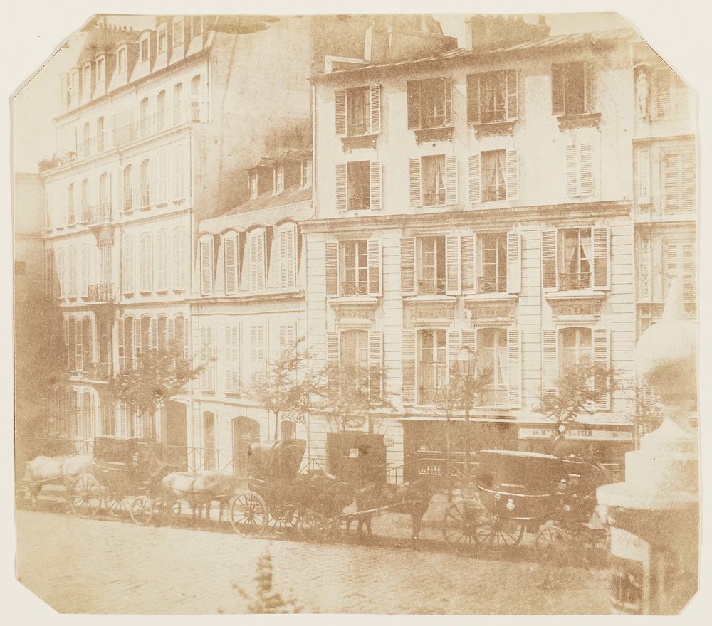 Boulevards of Paris by William Henry Fox Talbot