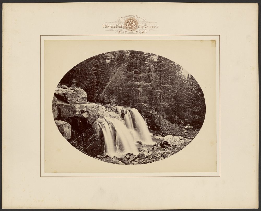 Headwaters of the Gallatin County, Yellowstone National Park, Montana by William Henry Jackson