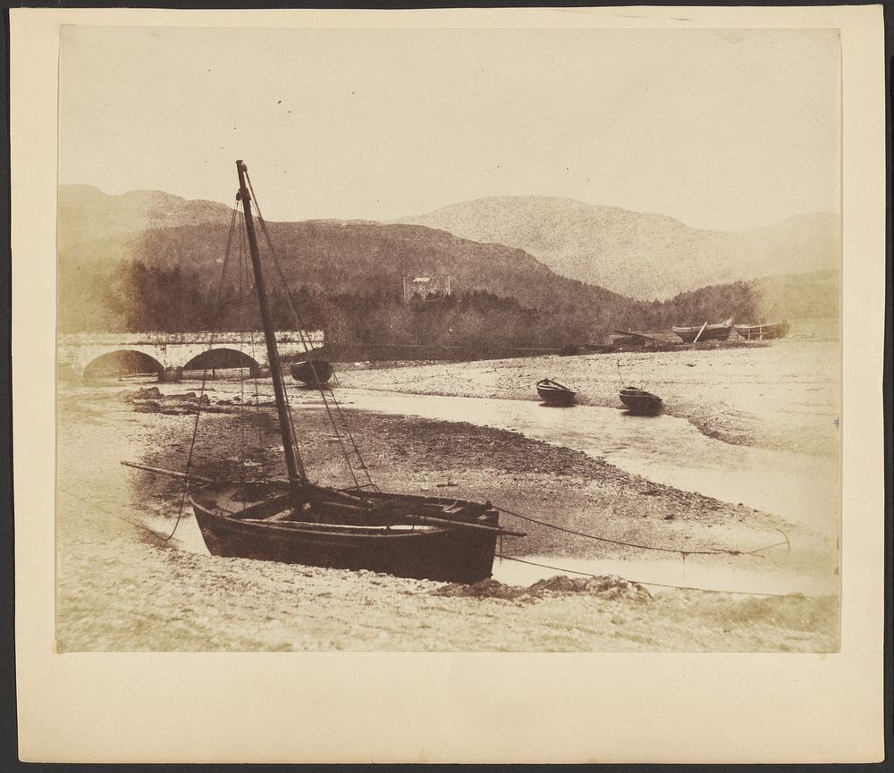 Sailing Boats on Riverbed by Dr Thomas Keith