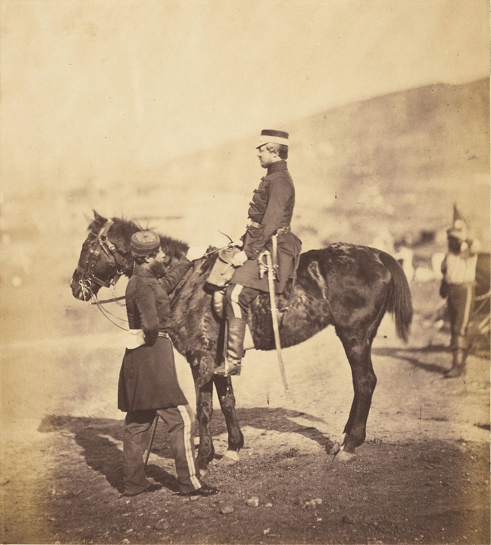 Major General Lord George Paget. by Roger Fenton