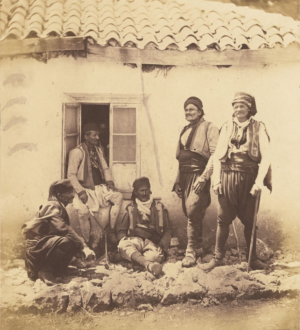 Group of Montenegrins. by Roger Fenton