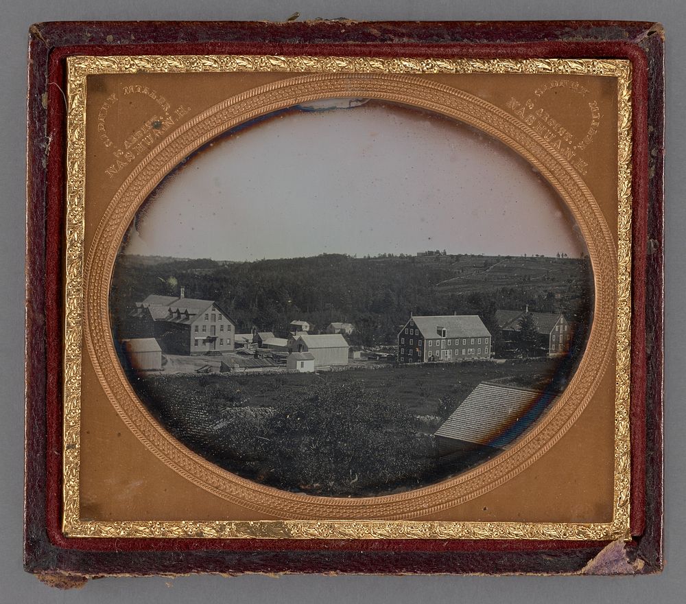 View of possibly a New Hampshire village by James Sidney Miller