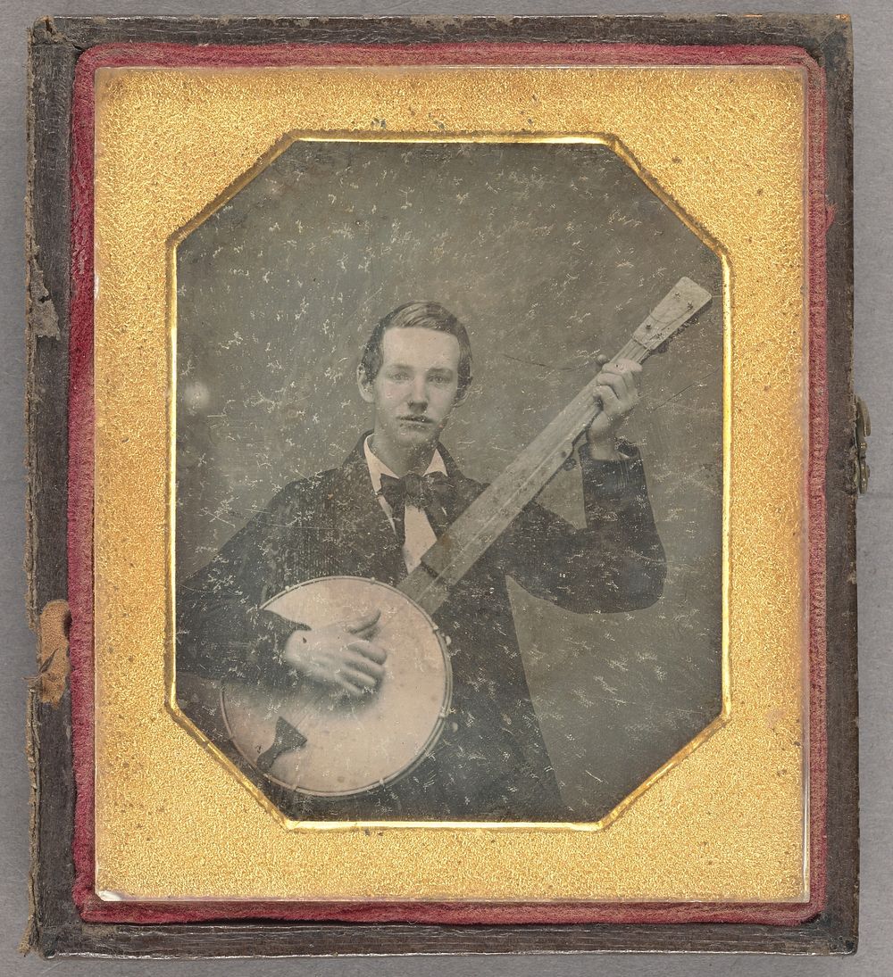 Portrait of Young Man with Banjo