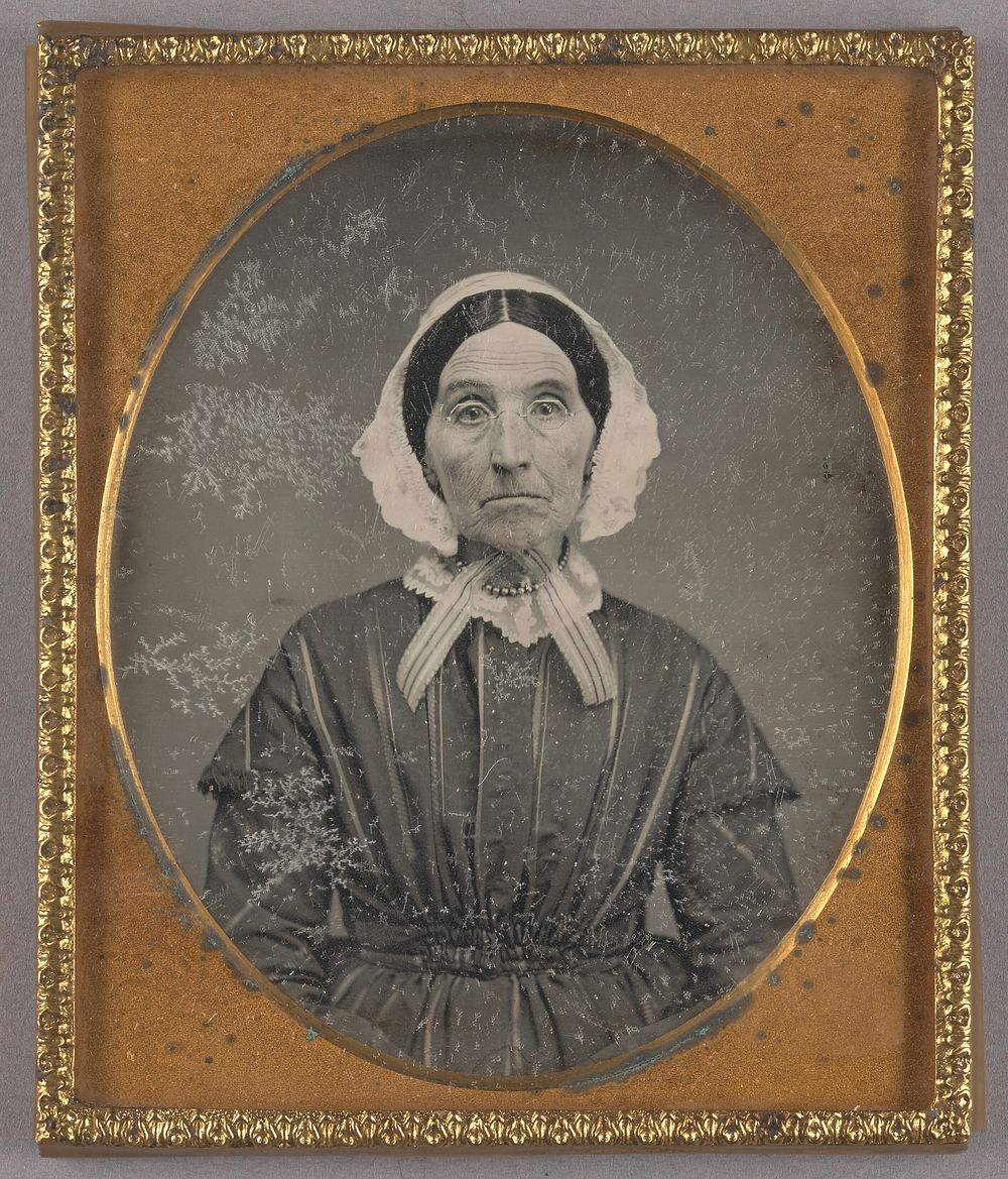 Portrait of a Seated Woman in Matron Cap