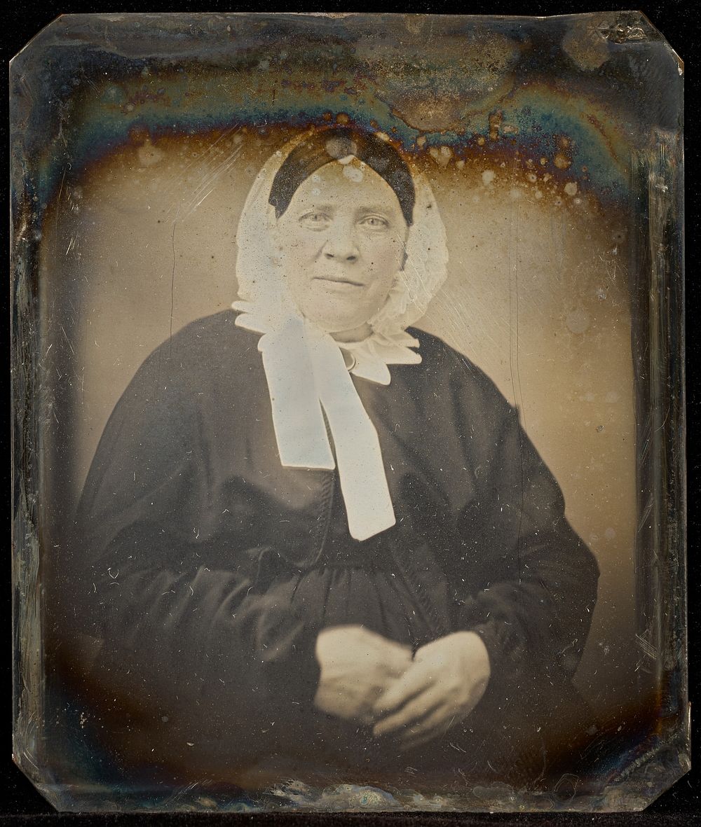 Portrait of a Seated Woman in Matron Cap by Jacob Byerly