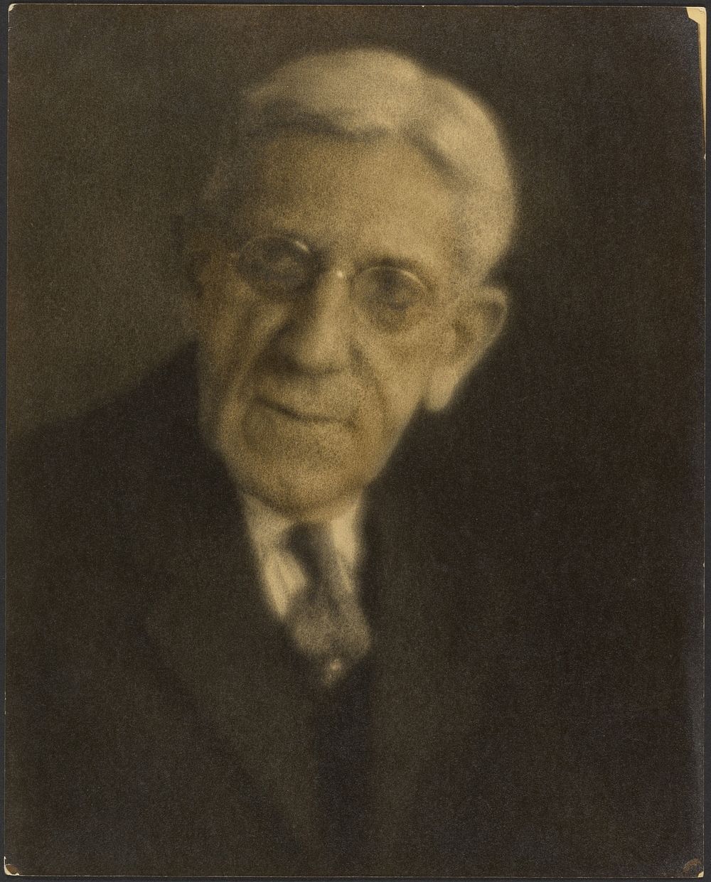 Portrait of a Man with Glasses by Louis Fleckenstein