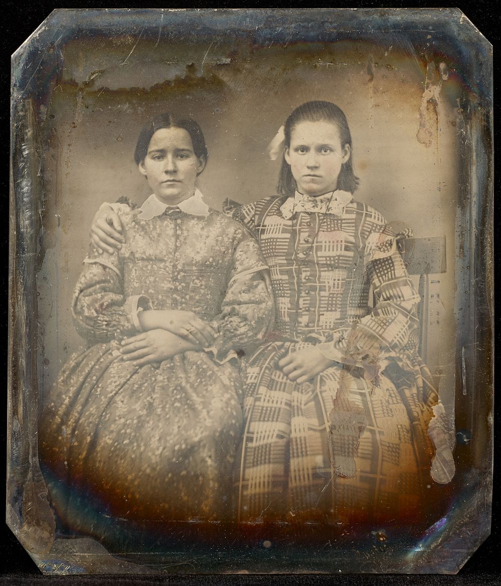 Portrait of Two Seated Young Women by Jacob Byerly