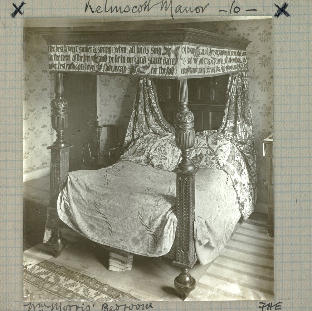 Kelmscott Manor. Wm. Morris's Bedroom. by Frederick H Evans