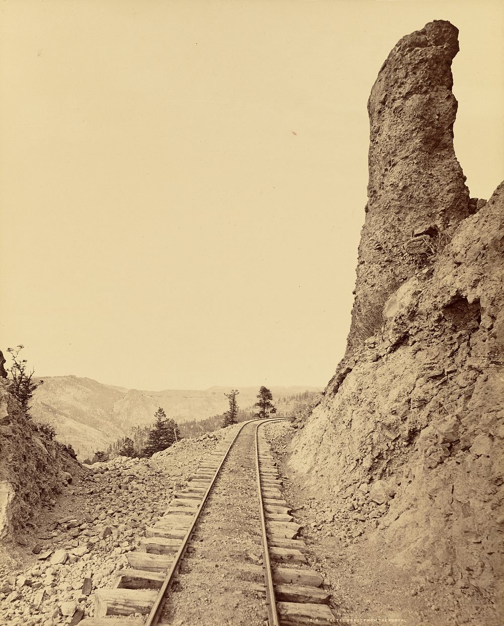 Toltec Gorge from The Portal by William Henry Jackson