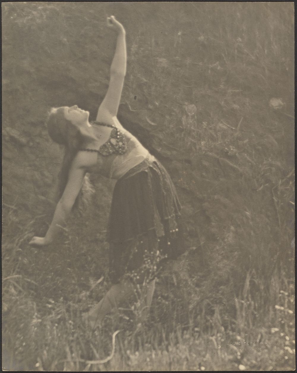 Dancer in Field by Louis Fleckenstein
