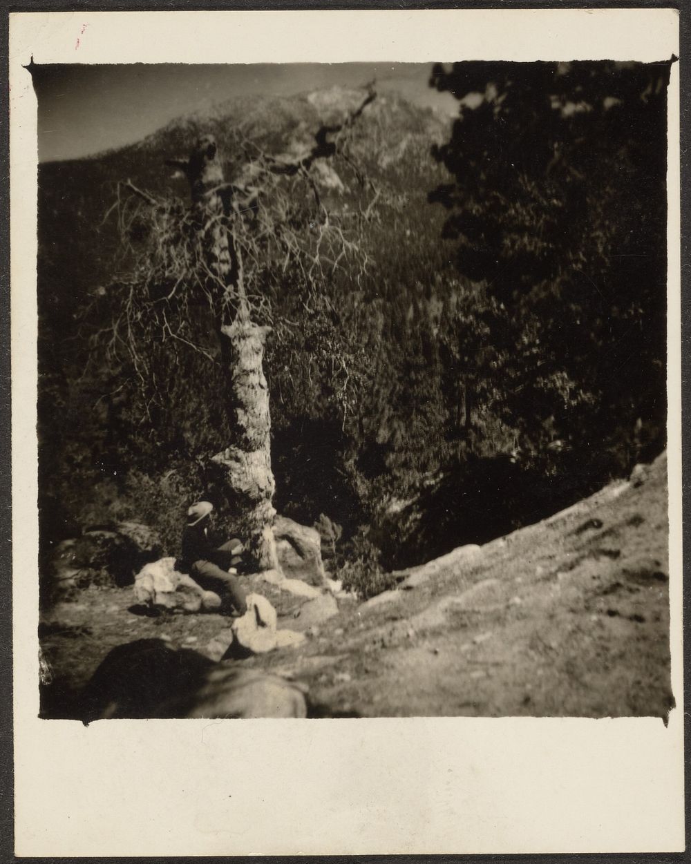 Figure on Trail by Louis Fleckenstein
