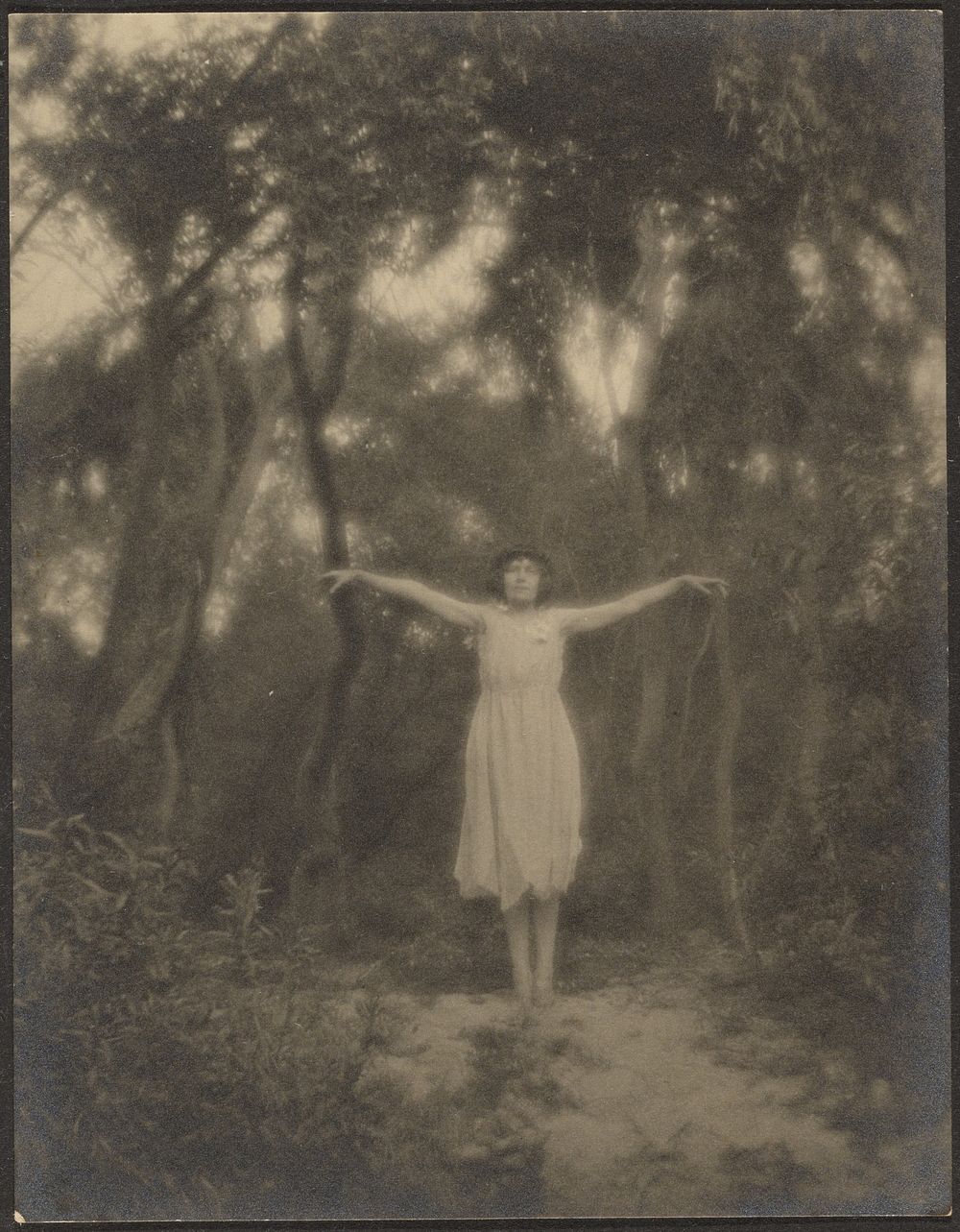 Dancer in Garden by Louis Fleckenstein