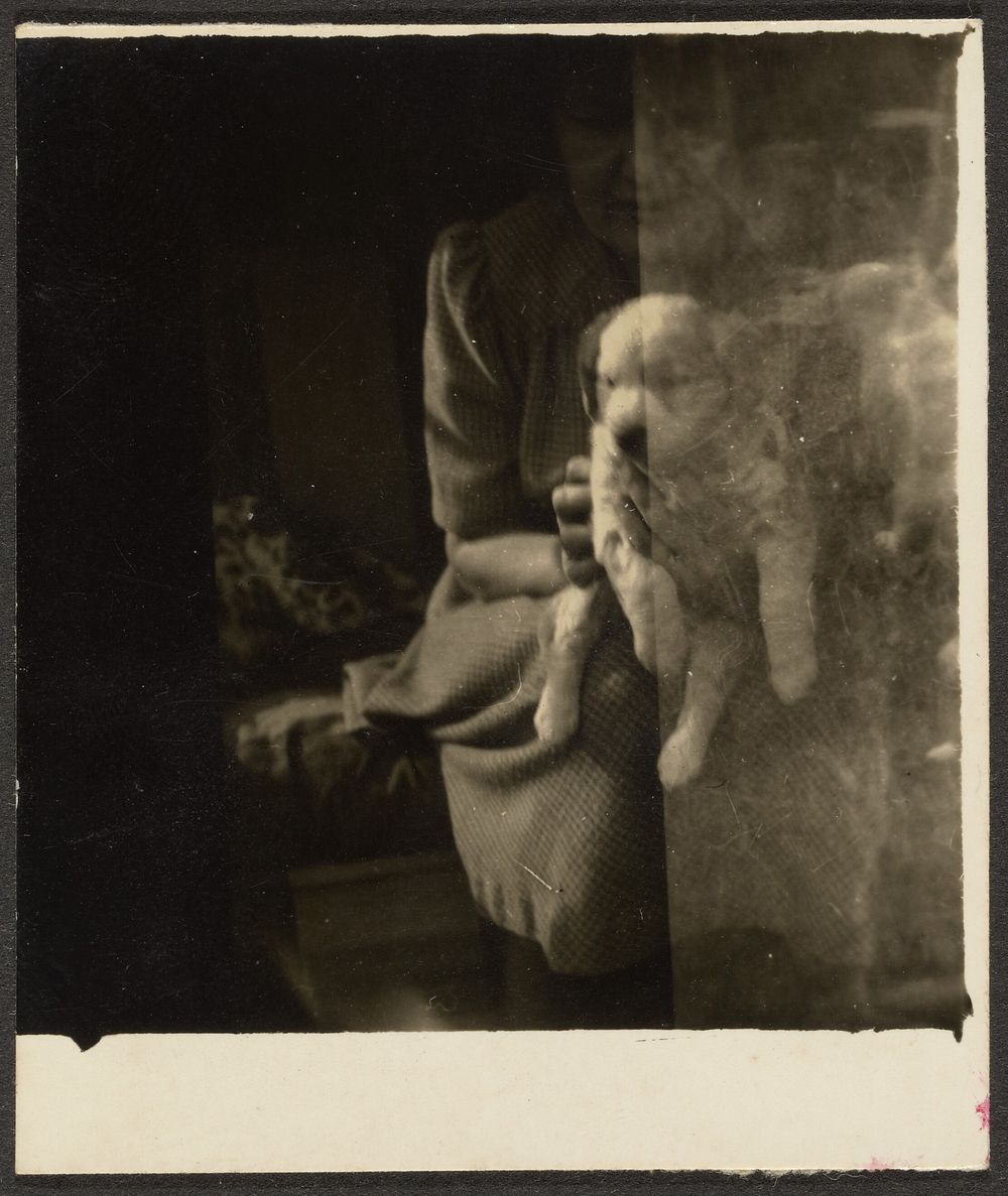 Florence and Puppy by Louis Fleckenstein