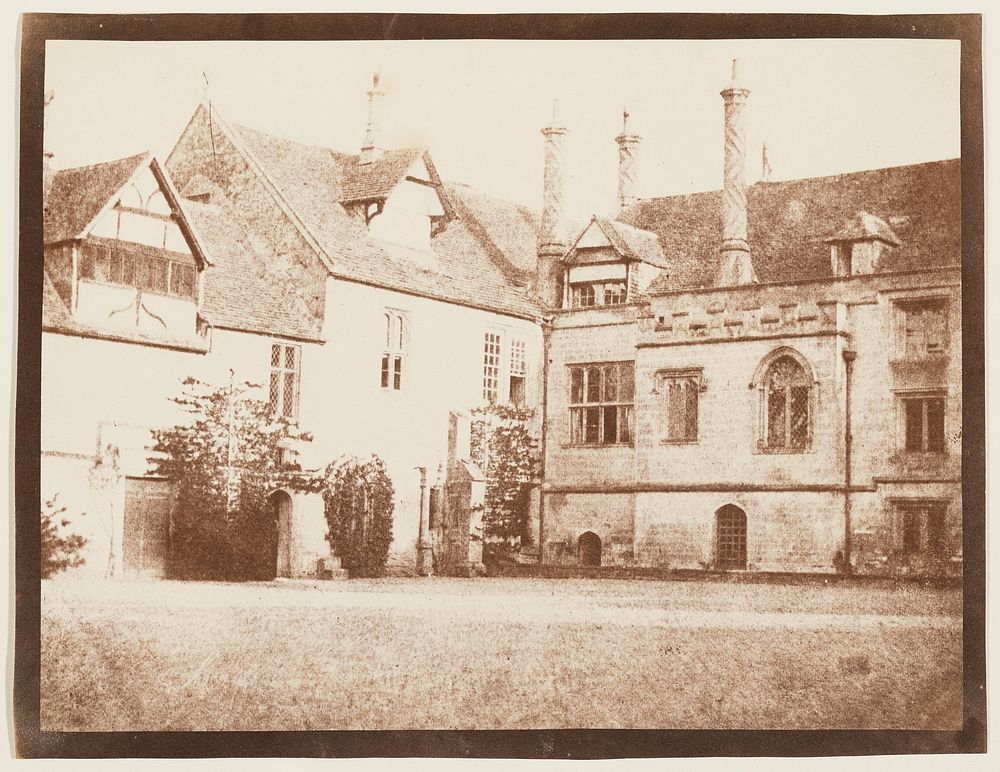Southeast Corner of the North Courtyard, Lacock Abbey by William Henry Fox Talbot