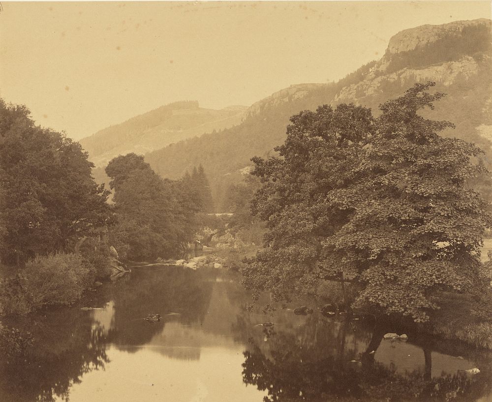 Landscape with river by Roger Fenton