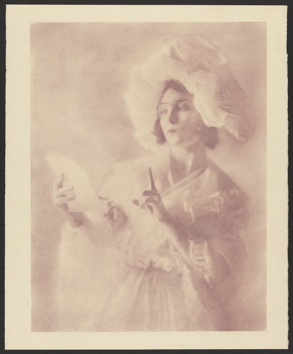 Woman in Old-Fashioned Costume by Arthur F Kales