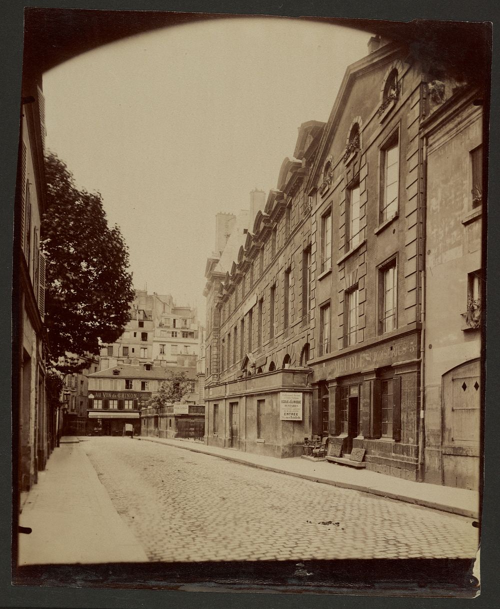 Rue de l'Abbaye, 6° by Eugène Atget