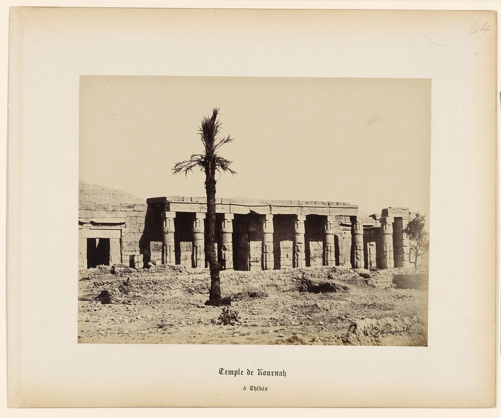 Temple at Kournah, at Thebes by Wilhelm Hammerschmidt
