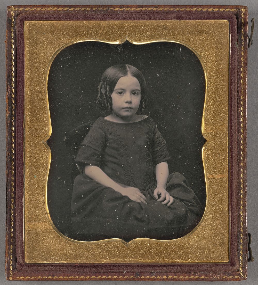 Portrait of a Little Girl with Ringlets