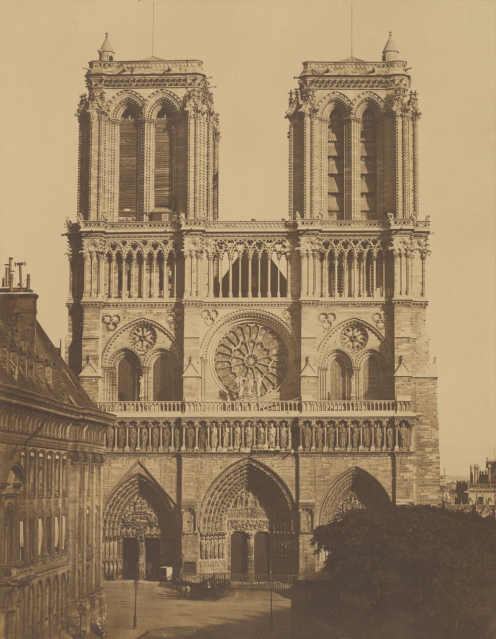 Notre-Dame de Paris by Édouard Baldus