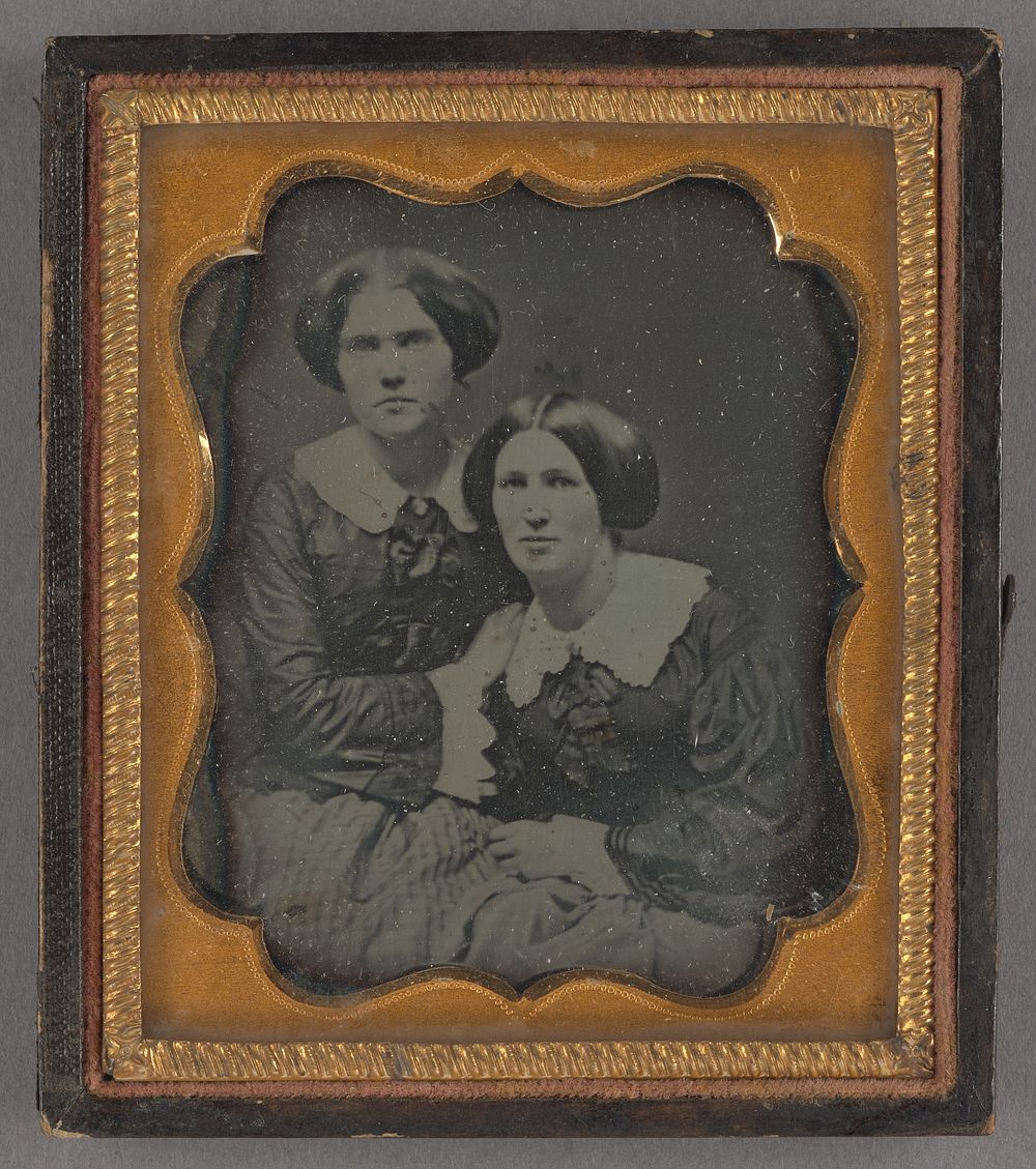 Portrait of Two Seated Women