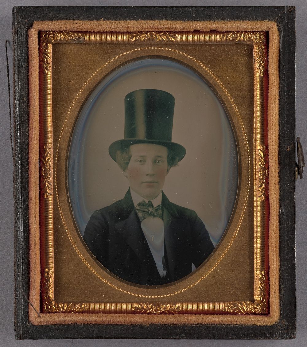 Portrait of a Young Man In Top Hat