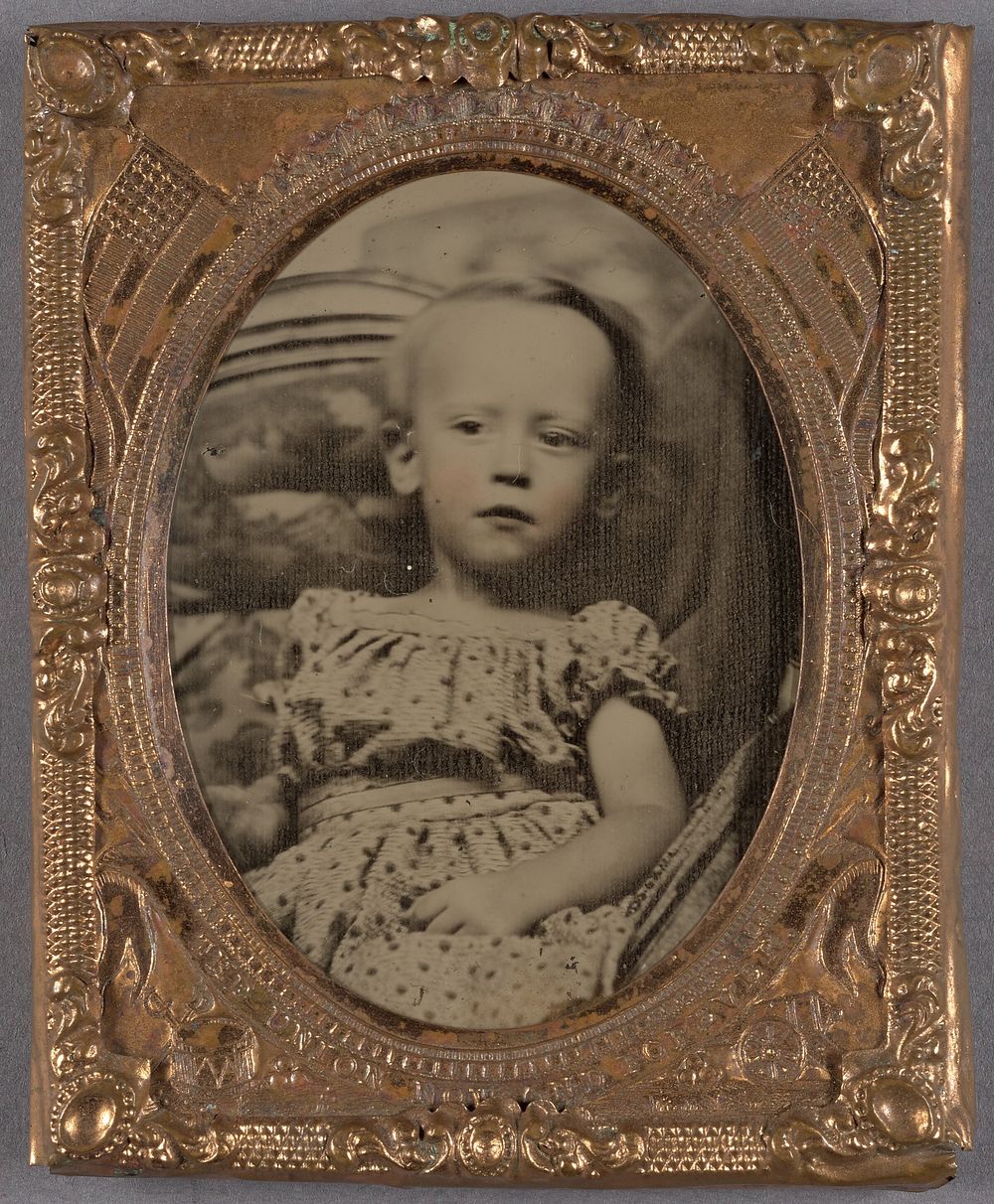 Portrait of a Seated Little Girl