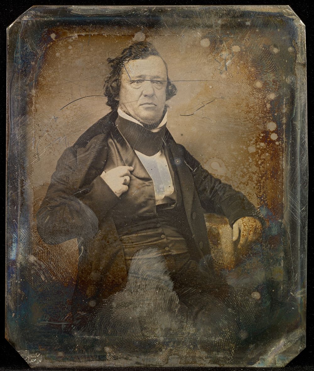 Portrait of a Seated Portly Man by Jacob Byerly