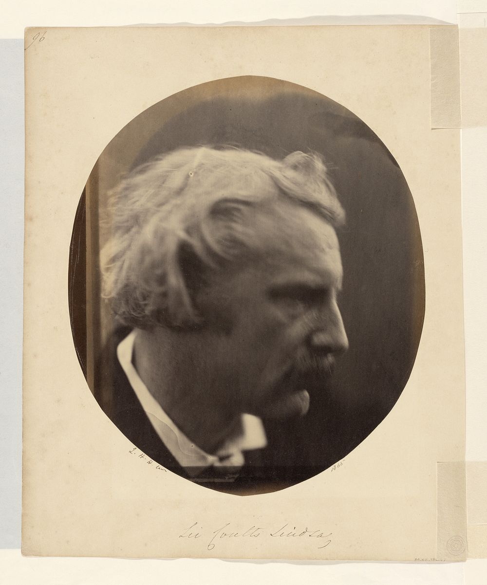 Sir Coutts Lindsay by Julia Margaret Cameron