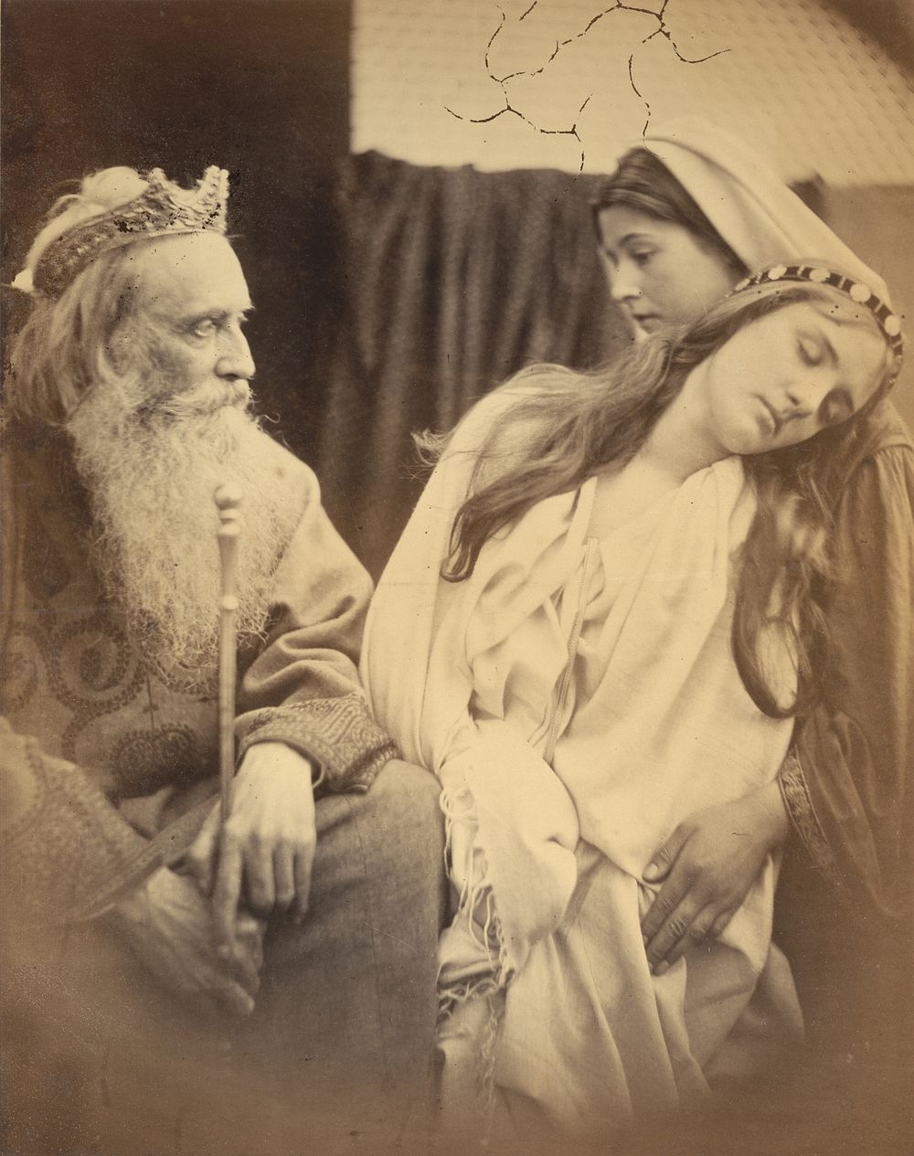 Queen Esther before King Ahasuerus by Julia Margaret Cameron