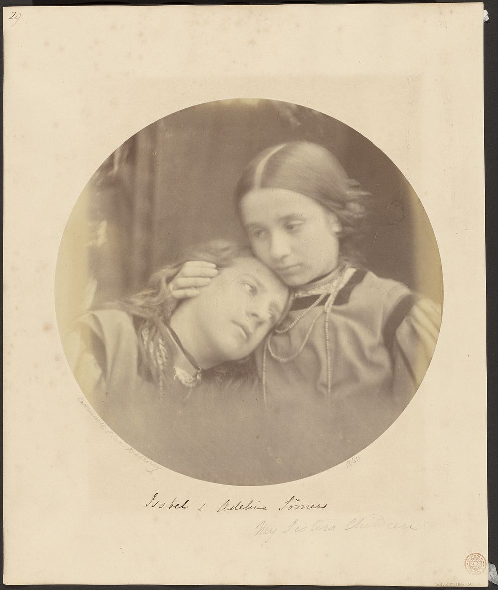 Isabel and Adeline Somers by Julia Margaret Cameron