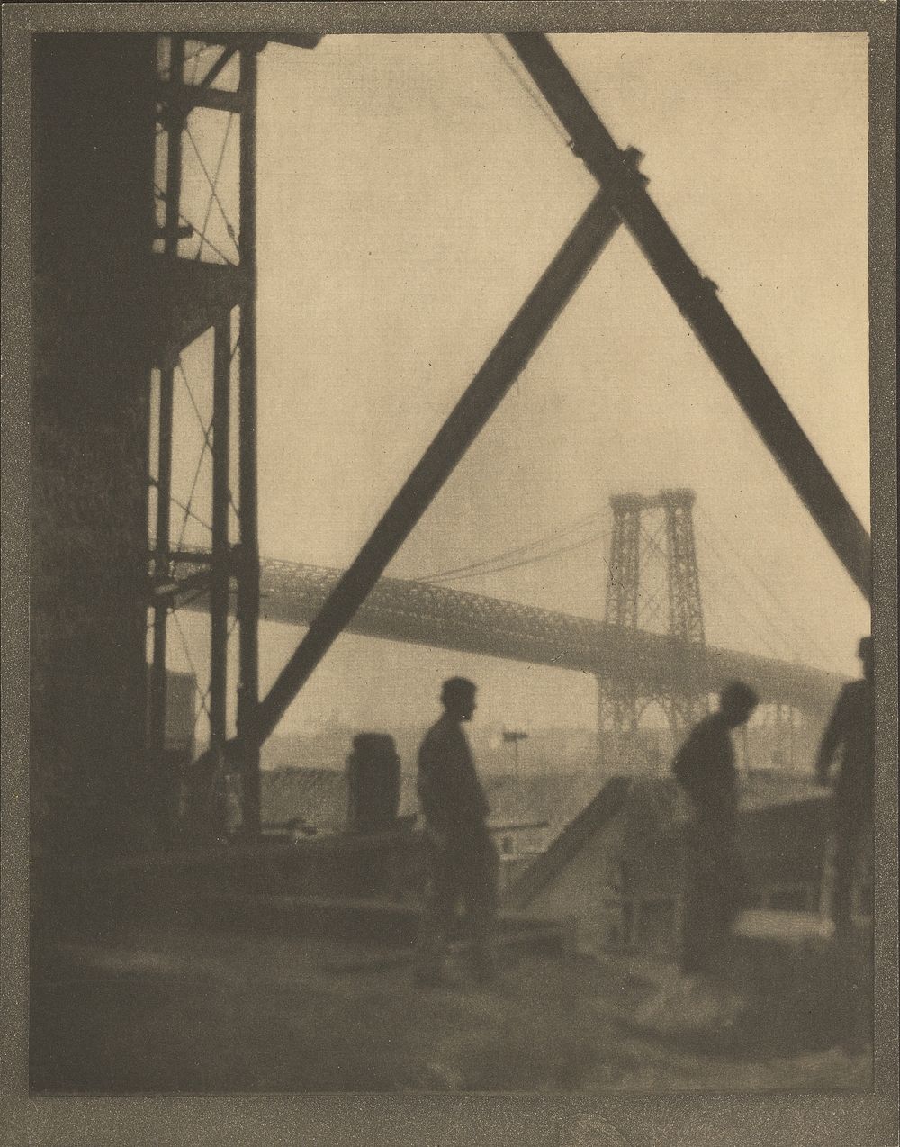 Williamsburg Bridge, New York City by Alvin Langdon Coburn