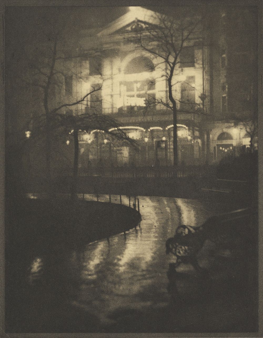 Leicester Square, London, England by Alvin Langdon Coburn