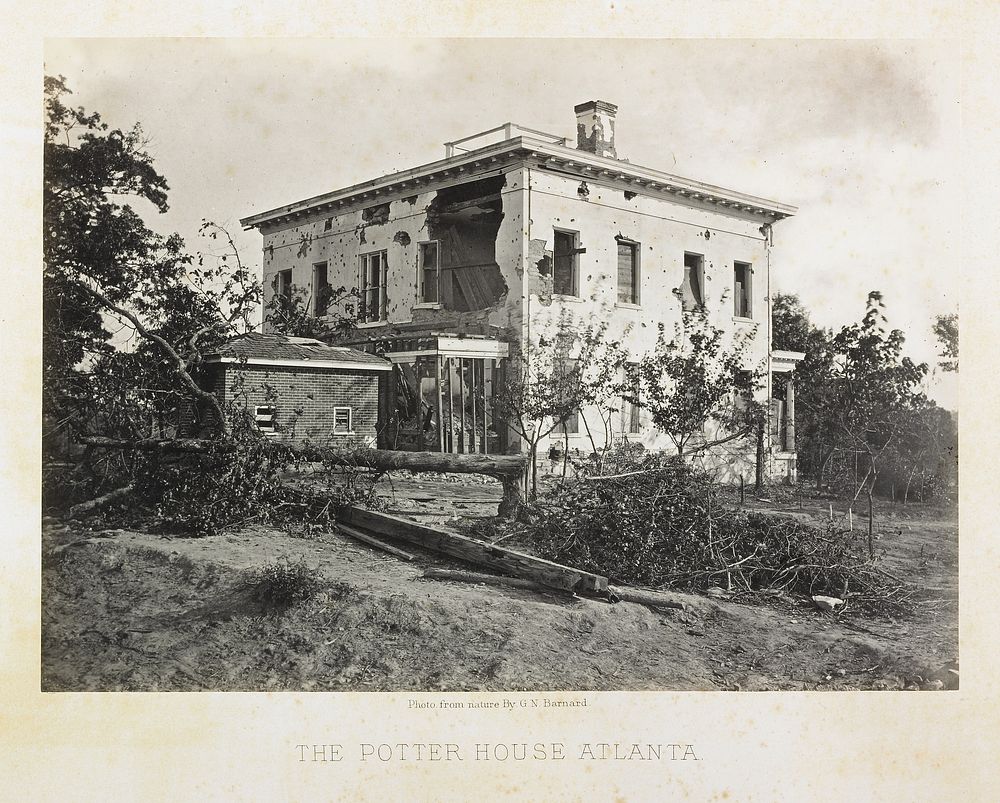 The Potter House, Atlanta by George N Barnard
