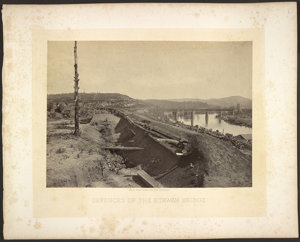 Defenses of the Etawah Bridge by George N Barnard