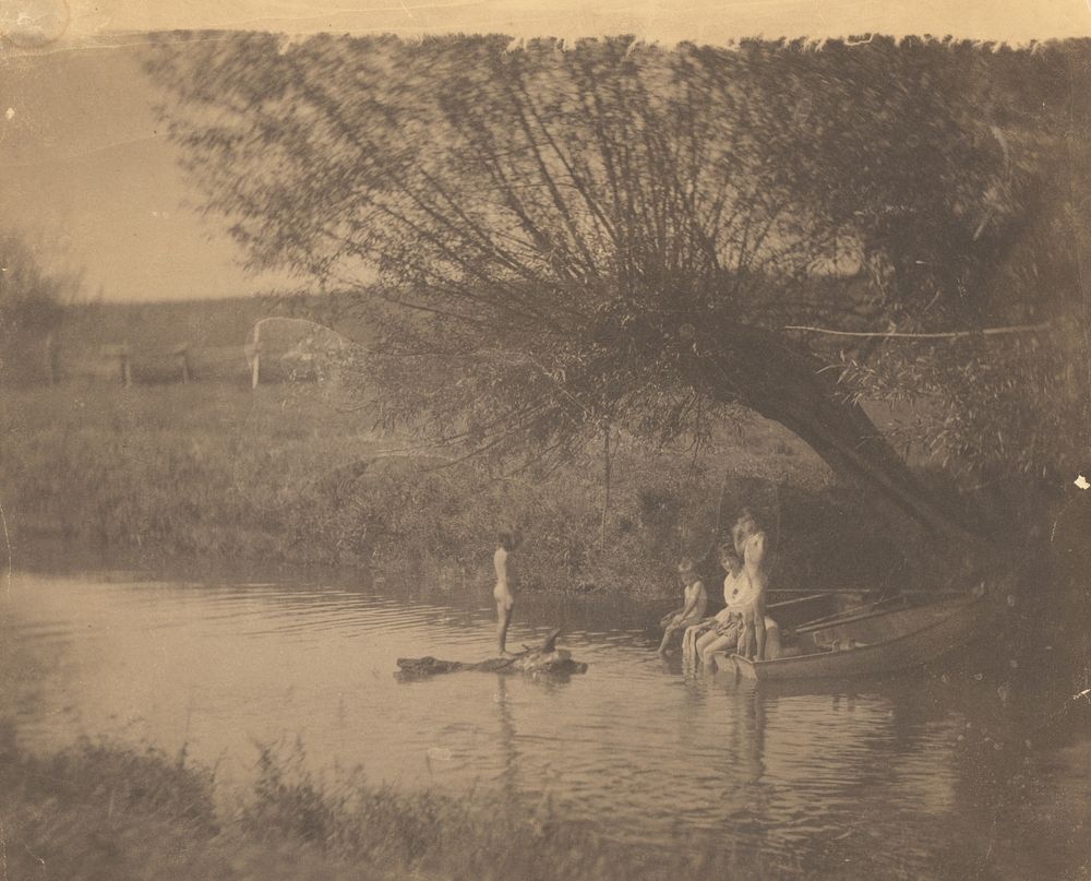 Susan Macdowell and Crowell Children at Avondale, Pennsylvania by Thomas Eakins