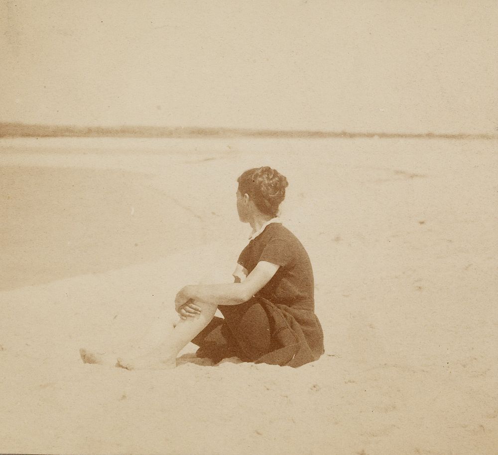 Mary Macdowell on the Beach, Manasquan, New Jersey by Thomas Eakins