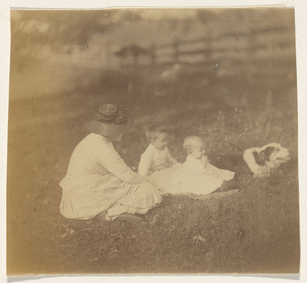 Frances, Artie and Tom Crowell in Avondale, PA by Thomas Eakins