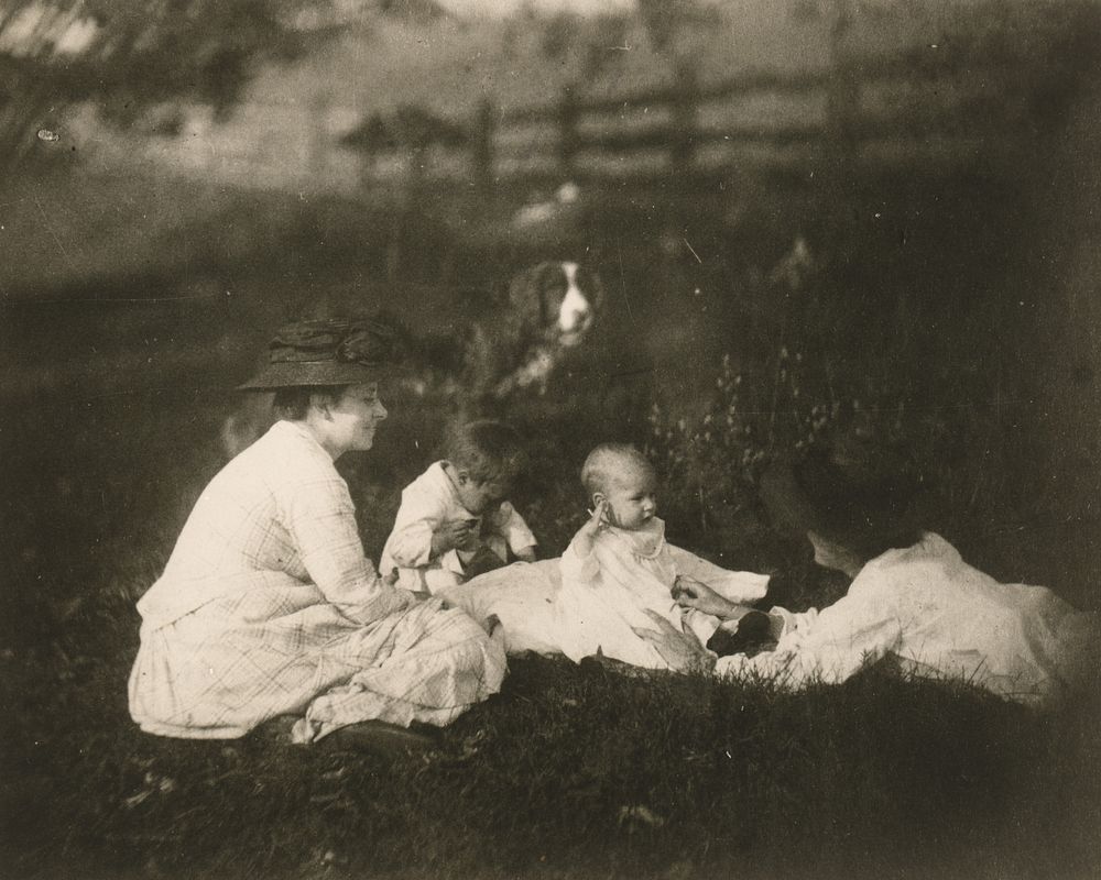 [Frances, Artie and Tom Crowell and Susan Macdowell in Avondale, PA.]. by Thomas Eakins