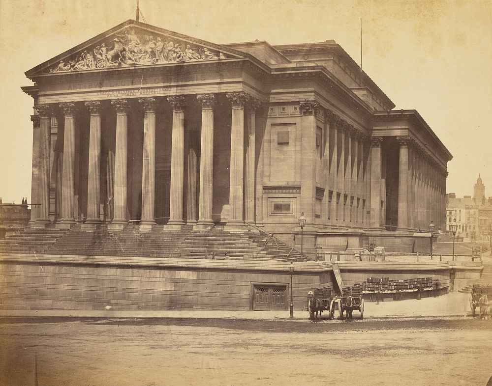 St. George's Hall, Liverpool by Roger Fenton