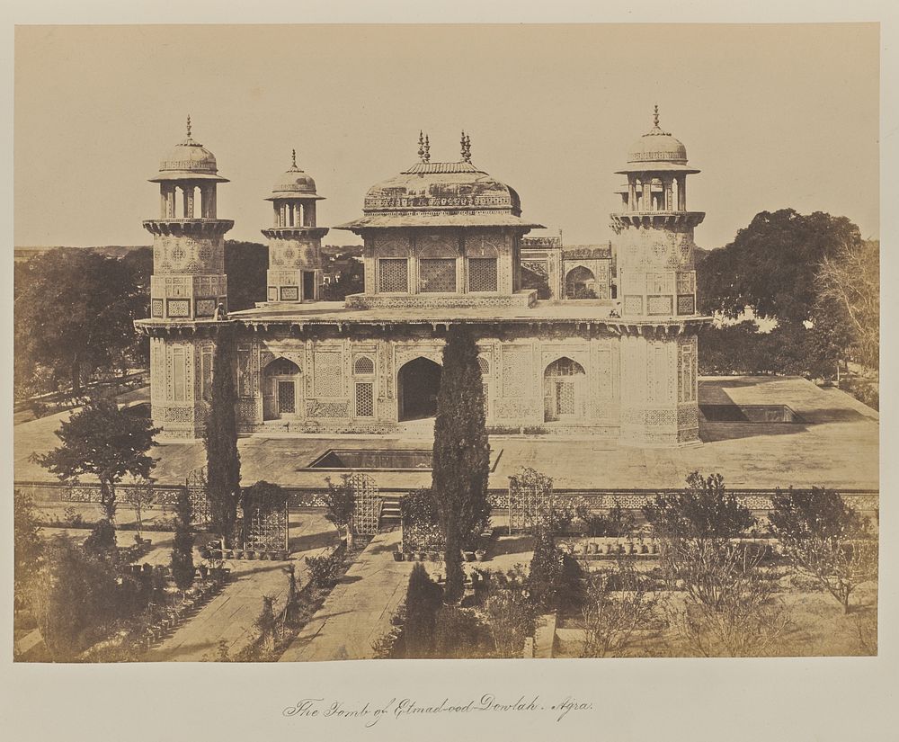 The Tomb of Etmad-ood-Dowlah - Agra. by Dr John Murray and Joseph Hogarth