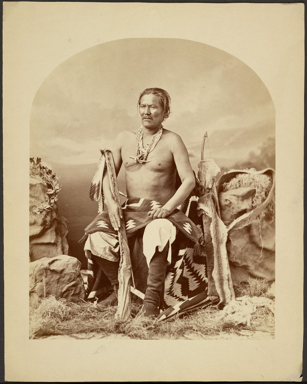 Manulitó, Chief of the Navajos by Charles M Bell