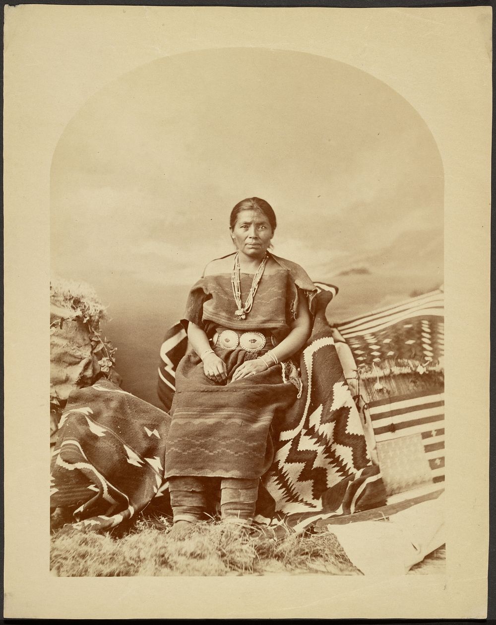 Juanita. Navajo Woman. by Charles M Bell