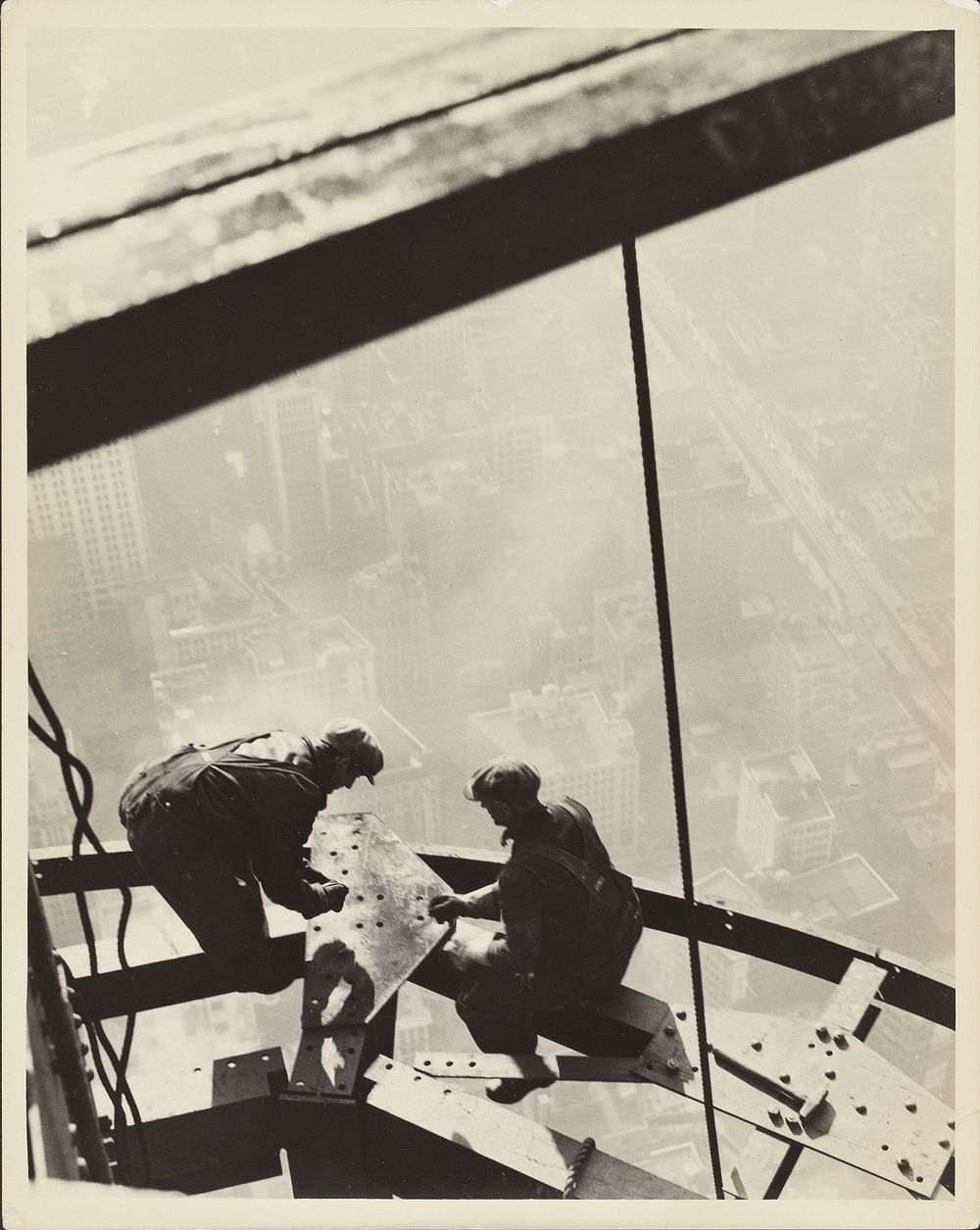 Empire State Building, New York by Lewis W Hine
