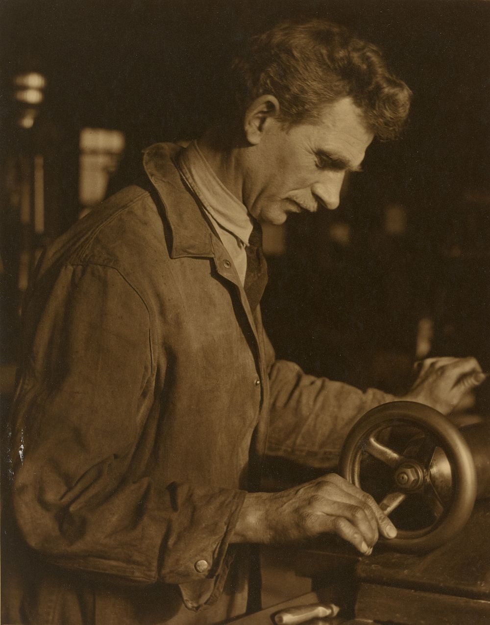 Machinist by Lewis W Hine